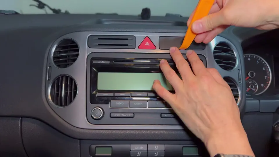 Prying off the side panel